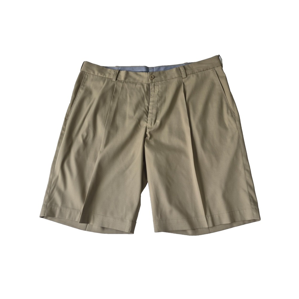 Nike Golf Tour Performance Dri-FIT Shorts Mens 38 Khaki Beige Flat Front Golf